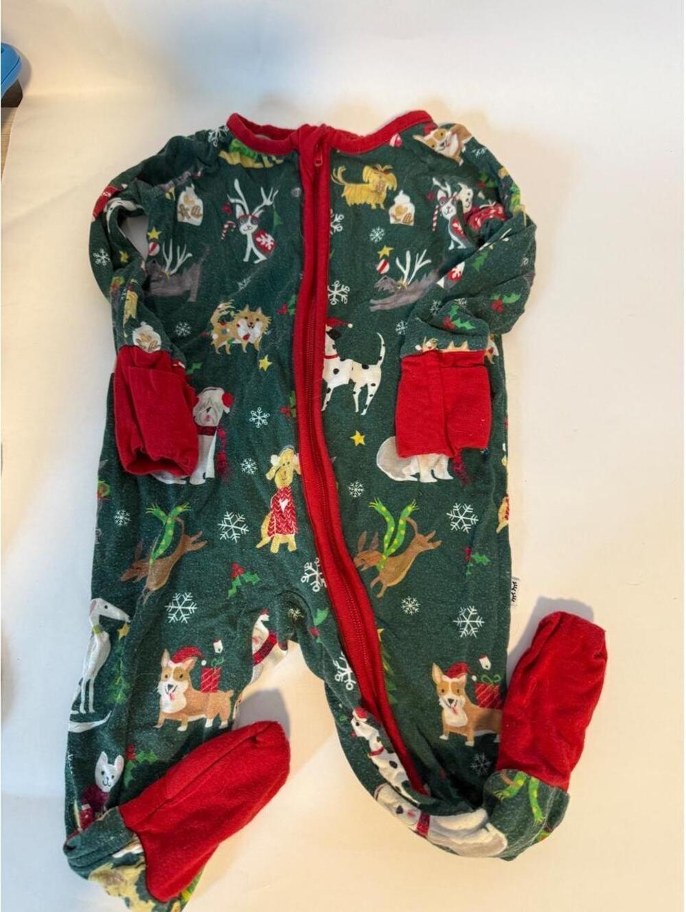Little Sleepies Kid's Multi and Green Sleepsuits-babygrow